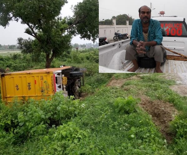 dcm tempo accident in lucknow bkt area