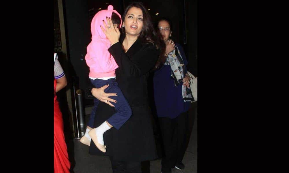 Aishwarya Rai mother Brinda falls during bodyguards’ scuffle with media person