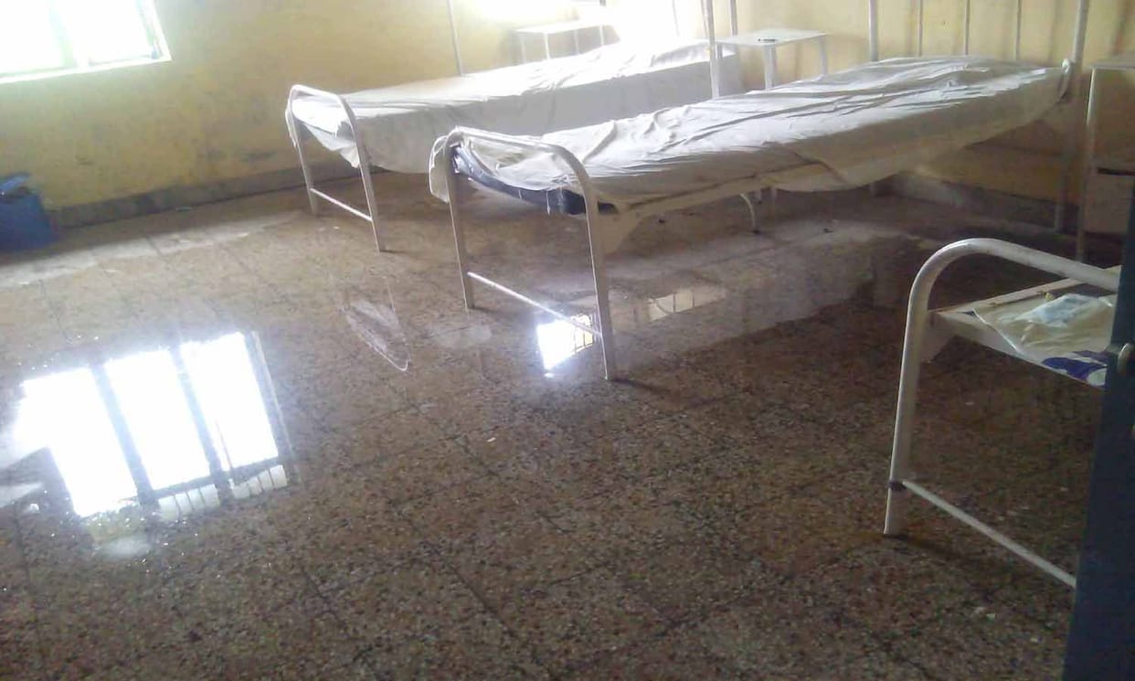 CHC filled water in the wards