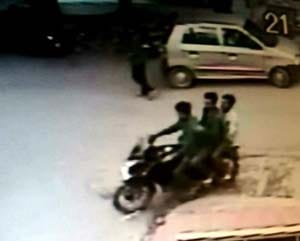 Three young men who fled on bike firing at restaurant