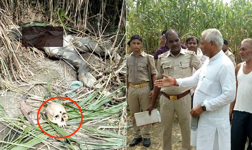 rotten body of lovers found with desi gun in saharanpur