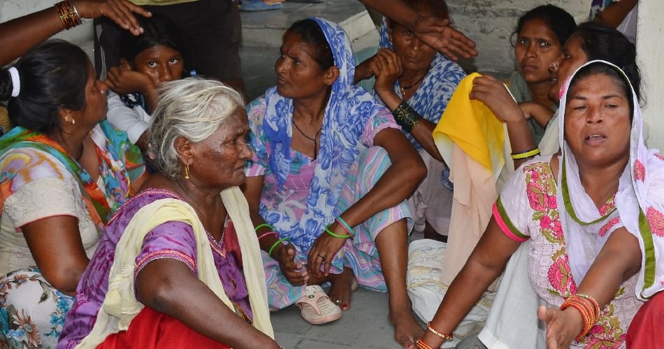 dalit family girl found dead in industrialist house in ludhiana, people on road