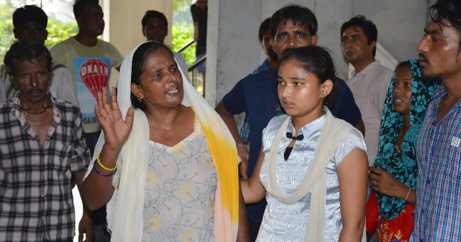 dalit family girl found dead in industrialist house in ludhiana, people on road