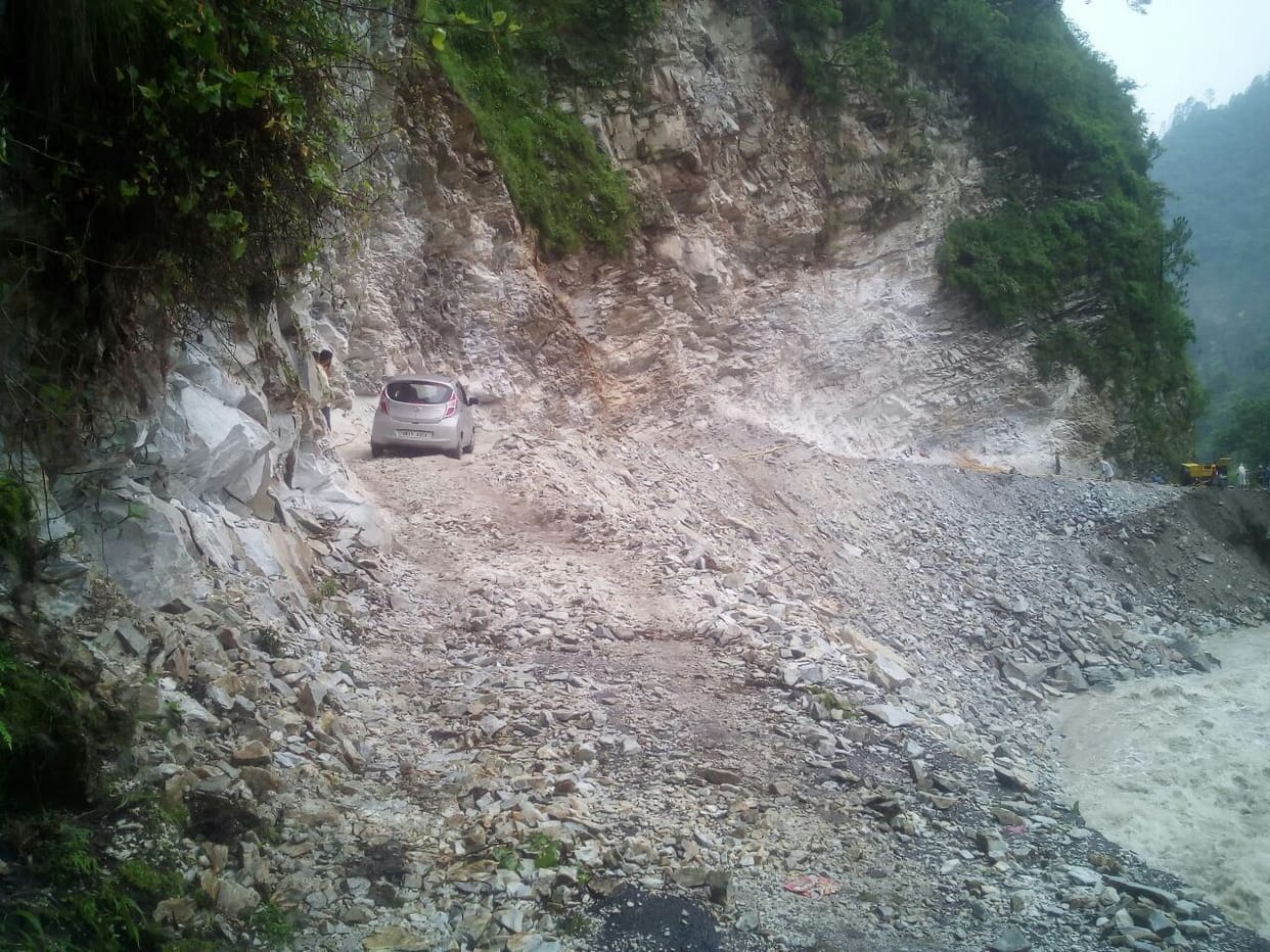 ghat nandprayag motor marg opens after 21 days