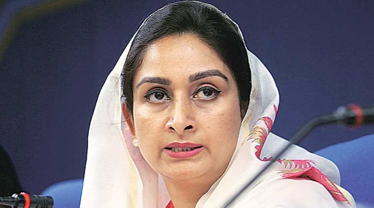  uproar created by congress in rajya sabha monsoon session on harsimrat kaur badal's  interference 