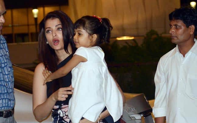 Aishwarya Rai mother Brinda falls during bodyguards’ scuffle with media person