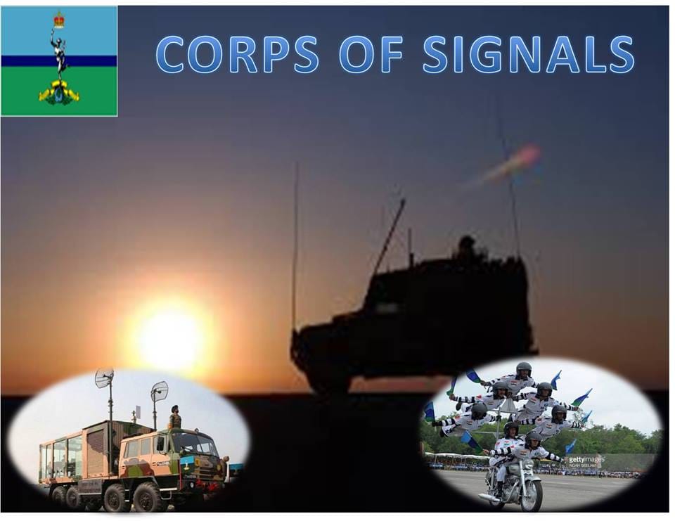 CORPS OF SIGNALS during kargil war