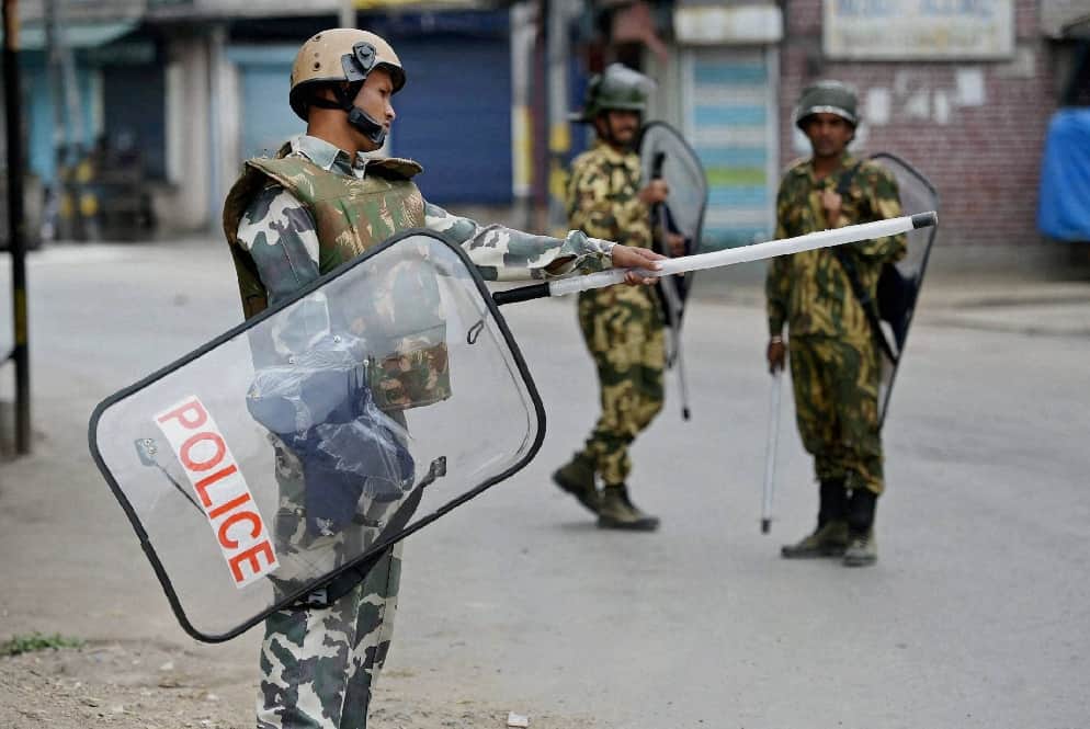 PICS: Valley remains tense, tight security