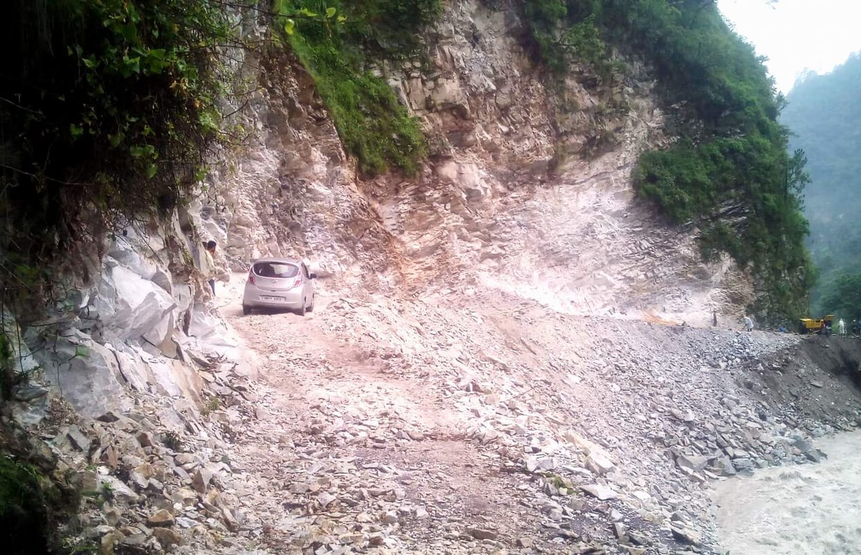 21 days after the open pier Nandaprayag motorway