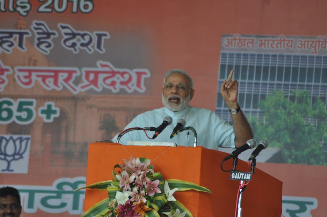 Modi change the ritual script of BJP