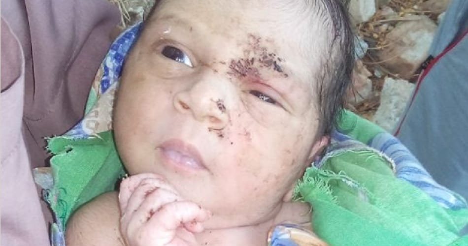 new born baby, girl child thrown by mother, new born baby thrown by mother, abohar, punjab