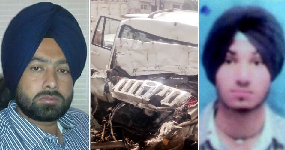 accident, road accident, sho and drivers died in road accident, mandi gobind garh road accident