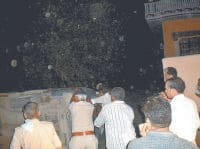 In Narnaul, Narnaul News, electerctiy team, attace by villeger, 