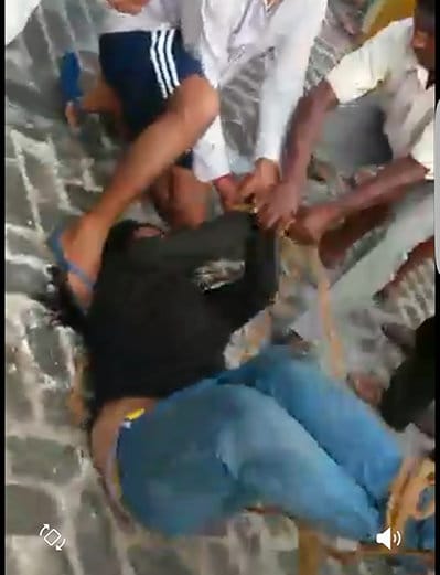drunken girl entered in unknown house and beated family, high voltage drama