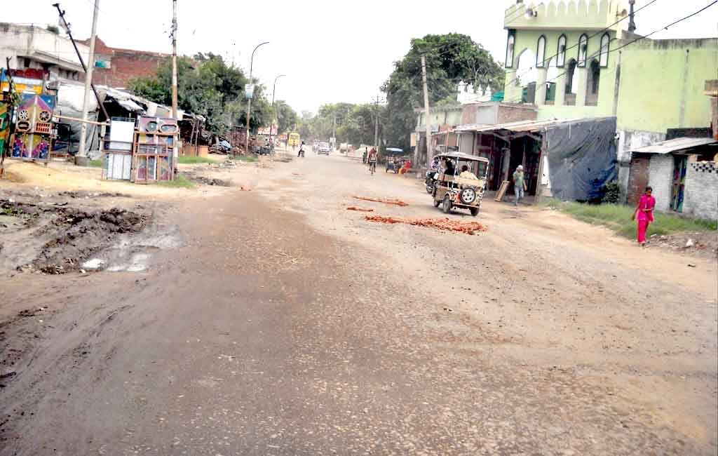Decaying road upset local