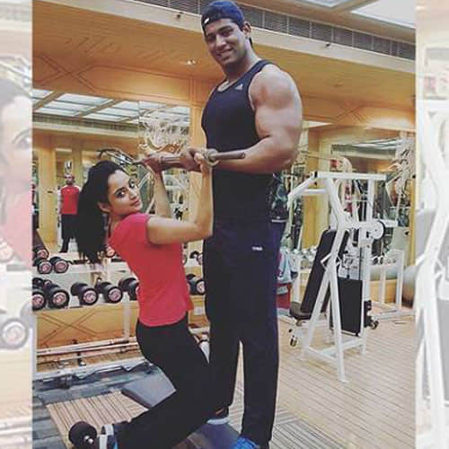 sita doing workout in gym hanuman is personal trainer