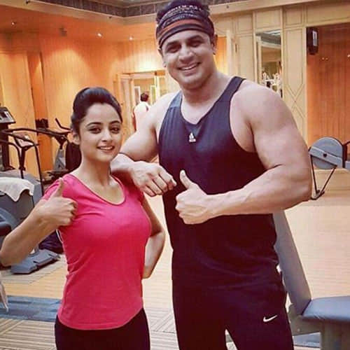 sita doing workout in gym hanuman is personal trainer