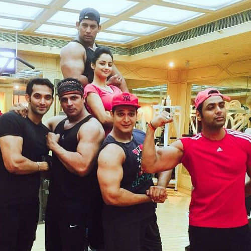 sita doing workout in gym hanuman is personal trainer