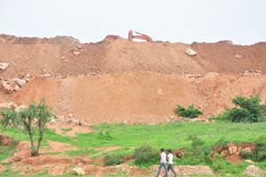 The tide of illegal mining on green belt