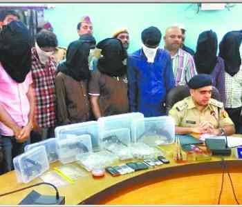Ten robbers arrested in police encounter