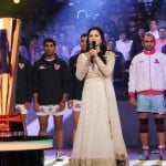 sunny leone sings national anthem i pro kabaddi