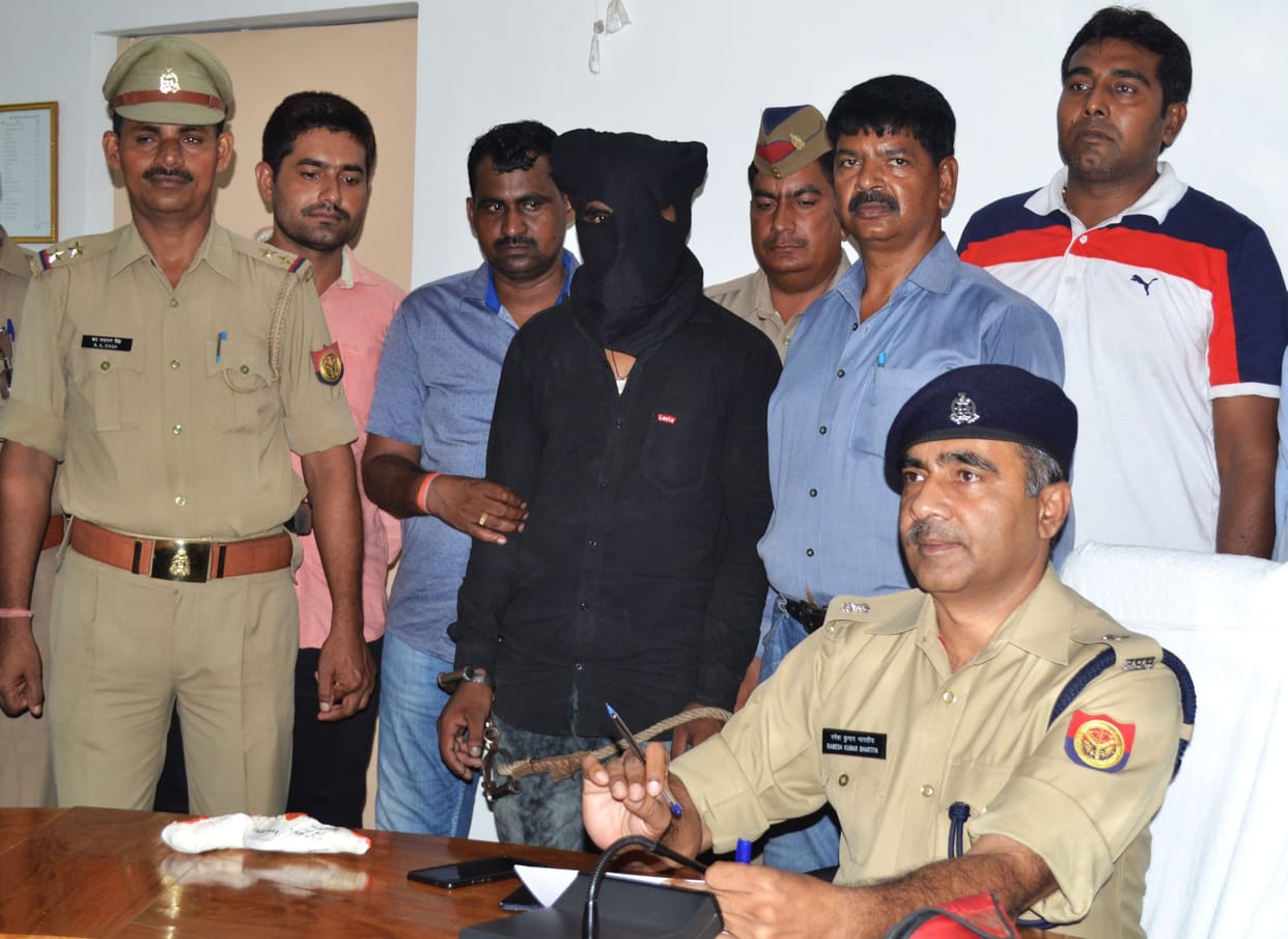 Revolver looted from Saraf And bike recovered