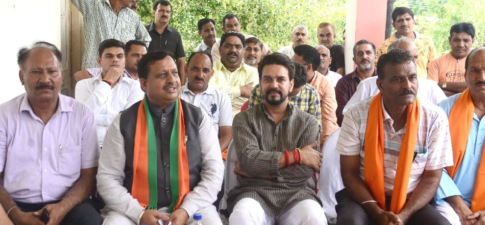 MP Anurag Thakur statement on Virbhadra Singh CBI Case.