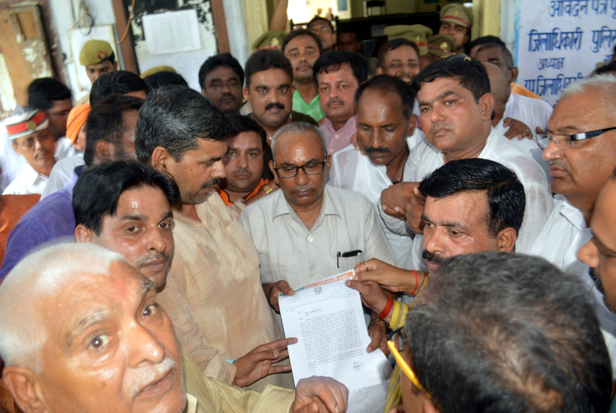 BJP took to the road, performing