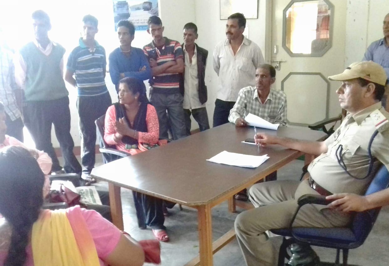 Face to face and head teachers in the rebel village