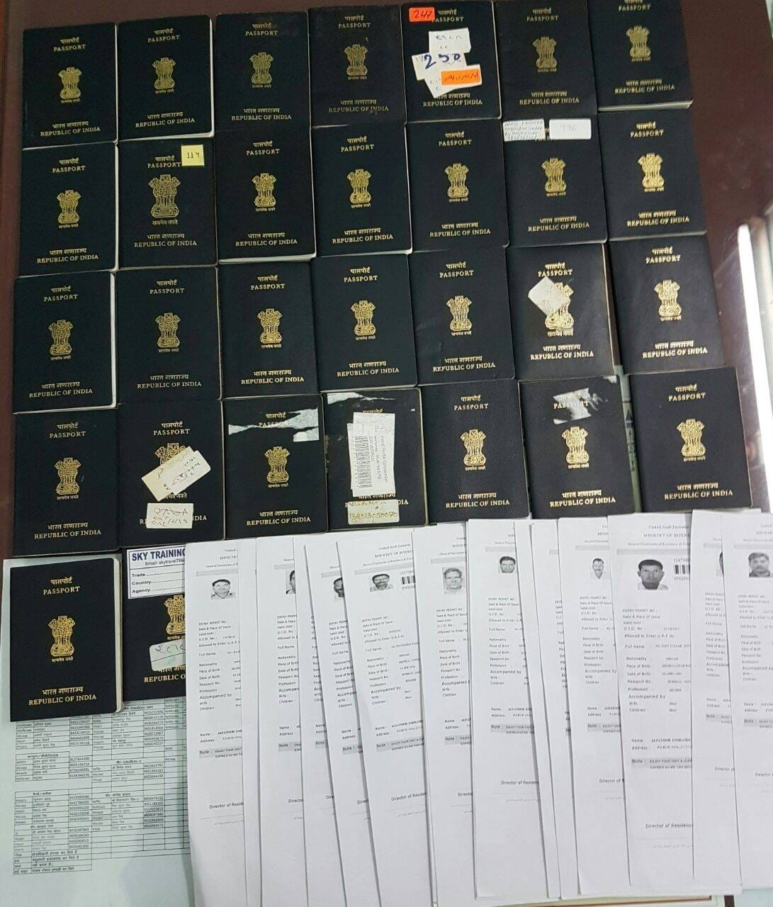 Police caught fraud people in Lucknow.