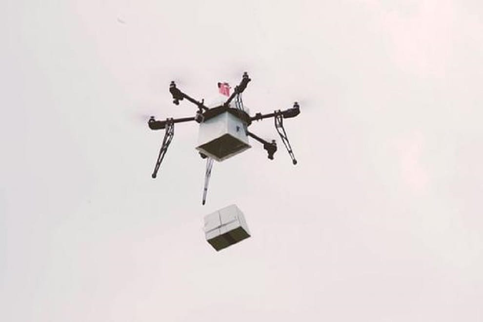 first drone delivery on us soil