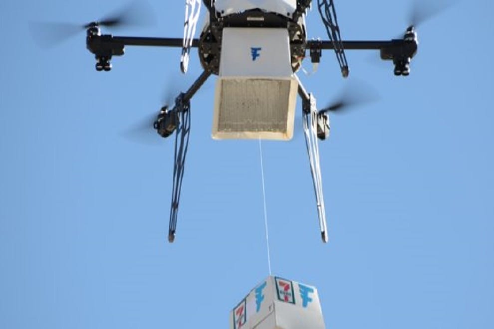 first drone delivery on us soil
