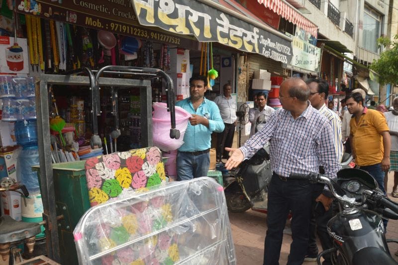 encrochment free campaign in mathura