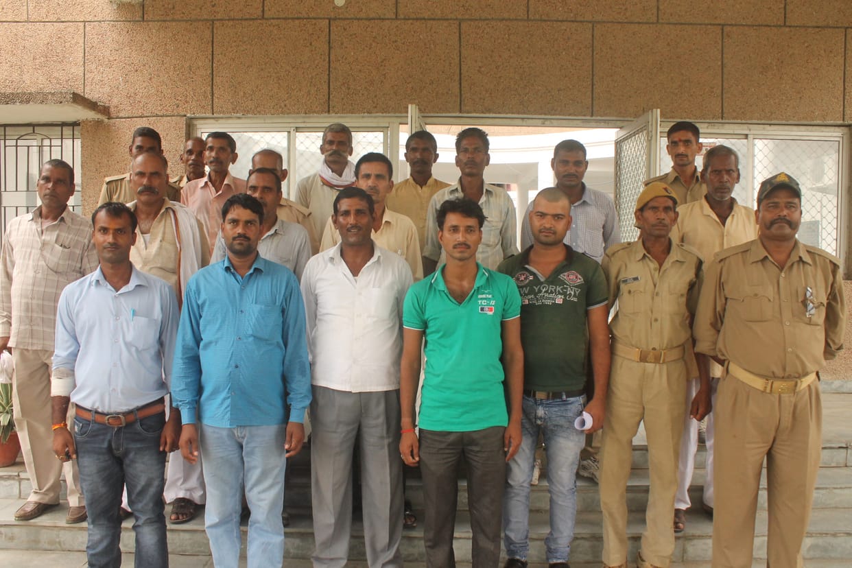Home Guards performed at the Collectorate
