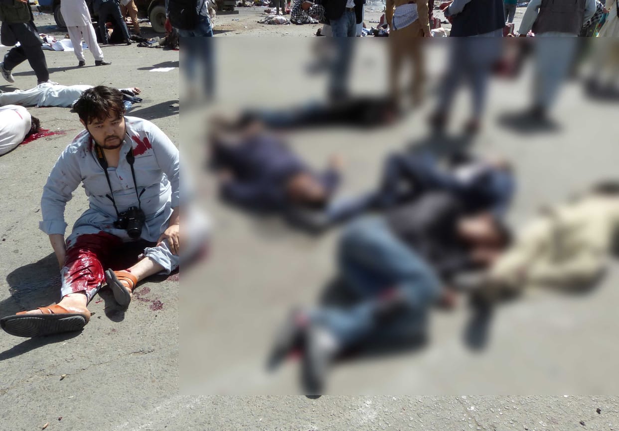 The two sides in the bloody battles, many wounded