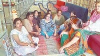 hunger strike on not to pay salary, karnal