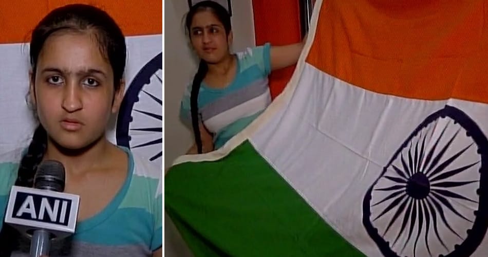 jhanvi behal challange to pakistan supporters, will host national flag in srinagar on 15 august