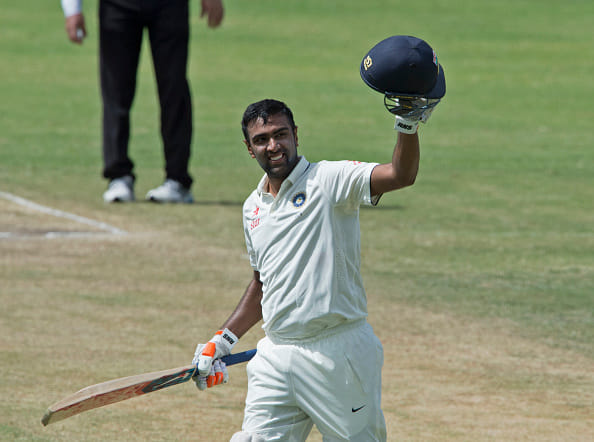 R Ashwin no 2 in batting Average after sunil gavaskar Agianst WI
