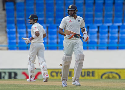 R Ashwin no 2 in batting Average after sunil gavaskar Agianst WI