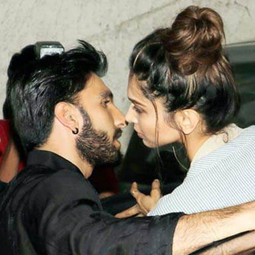 deepika kissed ranveer singh 