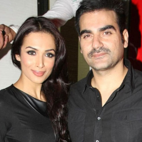 arbaaz doing party with a female friend