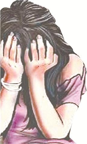 acid attack at a woman