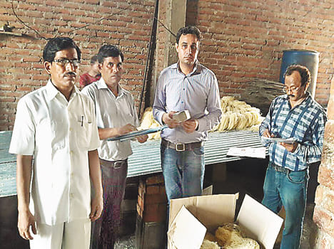 The samples for food safety department team