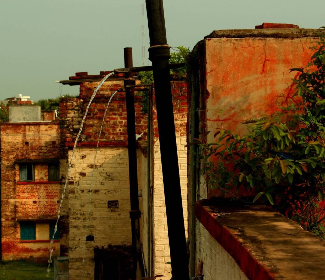 wastege of  water in Railway colonies 