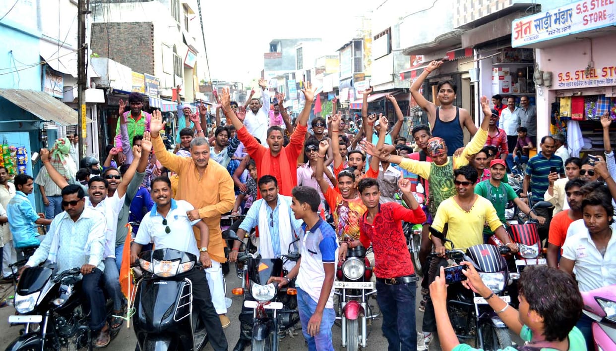 Former MLA supporters were filled with playing DJ Kanvd