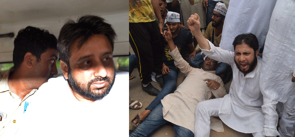 The controversy over the arrest of MLA supporters, imposed siege to the police station jammed