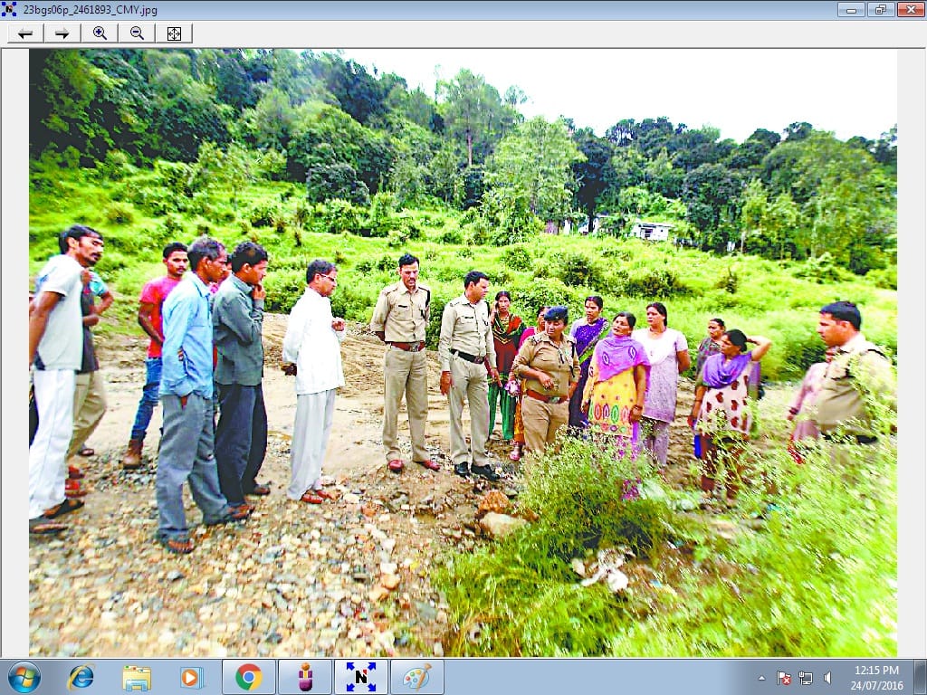 The altercation occurred in rural storm water