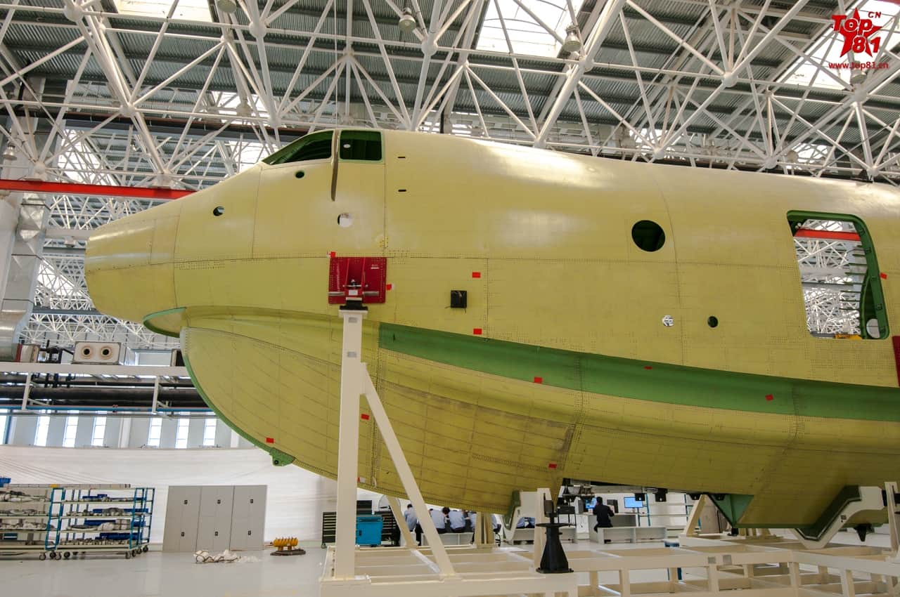 ag600 amphibious flying boat made by china