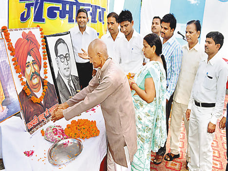 Chhatrapati Shahuji Maharaj's anniversary