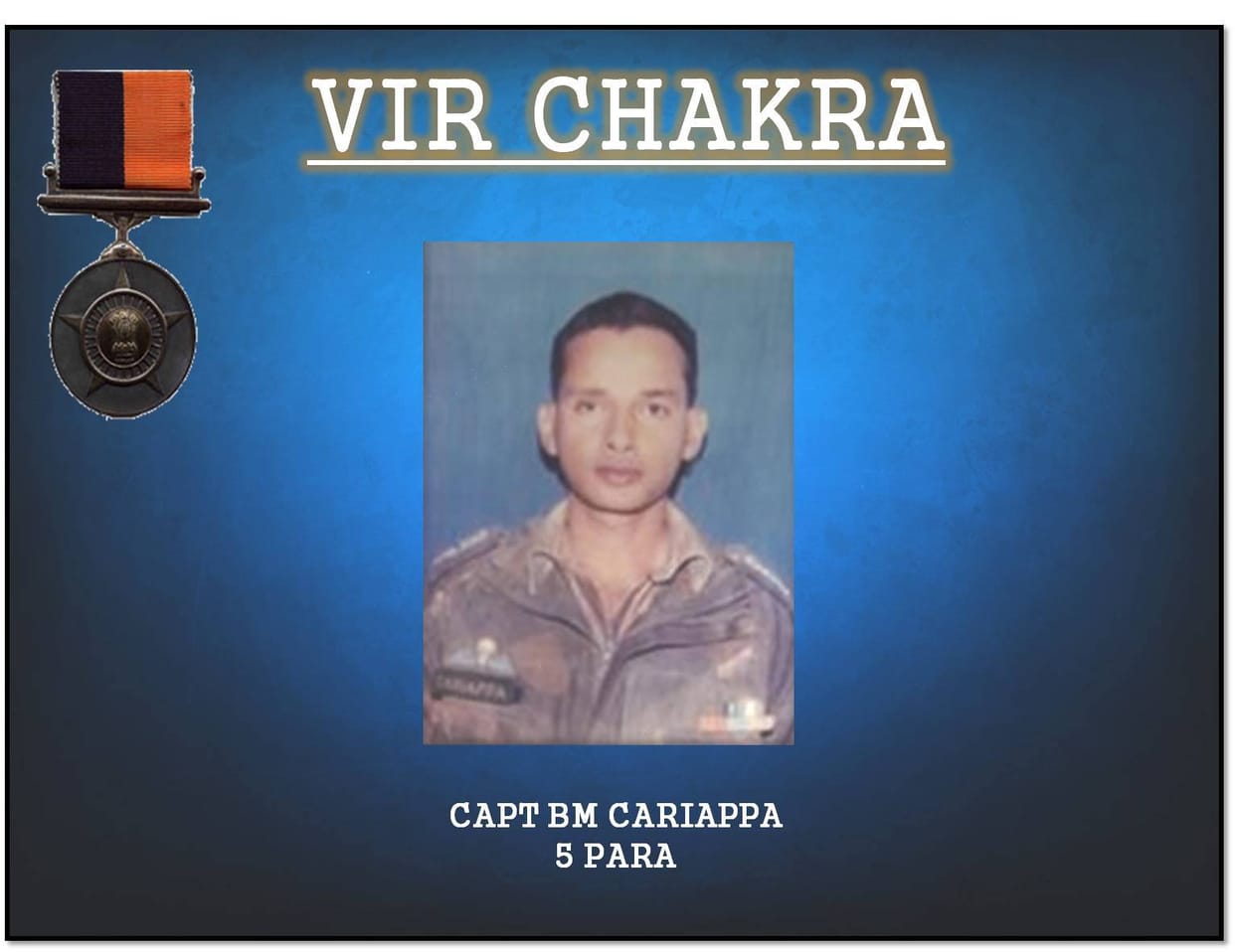 kargil war 23 july 1999, Cariappa captured Area Conical
